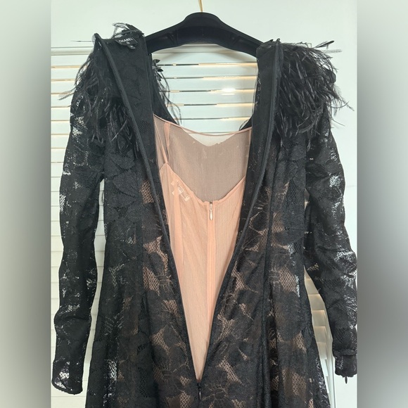 2022 Chanel Ready to wear ostrich trim dress - Picture 12 of 16